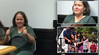 Mom Accused of Murdering Family Gives Bizarre Court Appearance, Smiles at Camera