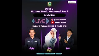 Oprec Humas Muda Generasi Ke-3 Divisi MC