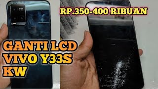 Tutorial on replacing lcd kw or lcd oem vivo y33s, thequality is almost the same as the original lcd