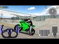 Extreme Motorbikes Cop on Fuel Starion Blue Police Bike Motoeross  Racing For Android Gameplay