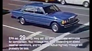 1981 Mercedes 240D commercial