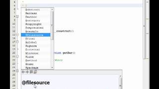 Netbeans PHP-IDE - PhpDoc-Blocks