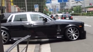 ロールスロイスがガリっと... 車高が低すぎて思い切り地面にこするロールスロイス ファントム [HD] Scratches on the Rolls-Royce Moment.