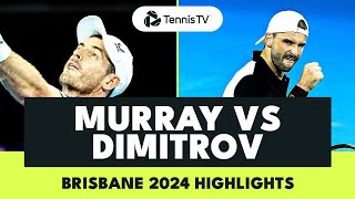 Grigor Dimitrov vs Andy Murray Highlights | Brisbane 2024