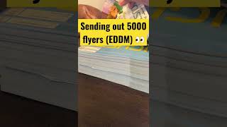 I sent out 5000 flyers using #eddm for my #lawncarebusiness