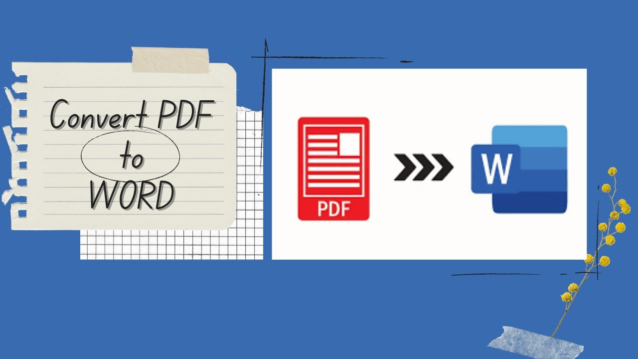 CARA UBAH PDF KE WORD TANPA APLIKASI ATAU WEB - YouTube