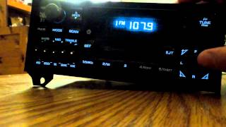 Chrysler Infinity Cassette Player Testing