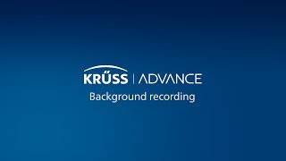 ADVANCE | Drop Shape: Background recording