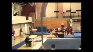 Floor exercise - salto forward with 3/1 twist (F)