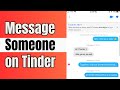 How To Message Someone On TINDER | Send Messages On TINDER | 2024 new guide