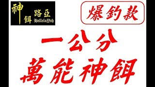 ★迷你釣具★神餌路亞＜ 路亞救星：一公分 萬能神餌 ＞釣具界的新革命，幾乎任何魚種都能輕易釣獲，且可攻克原本路亞不到的釣場！