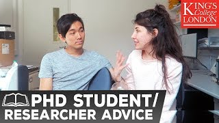 Advice from a PhD Student / Research Assistant | Cancer Research | King's College London | Atousa