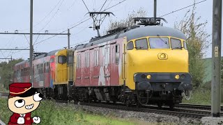 Motorpost 3029 sleept 2454 en de Karel! | ZLSM Stoomtreindagen 2023