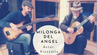 Milonga del Angel - (Piazzolla) Greg Smith and Bruno Límenes on a Fretless Bass (ibanez srh500f)