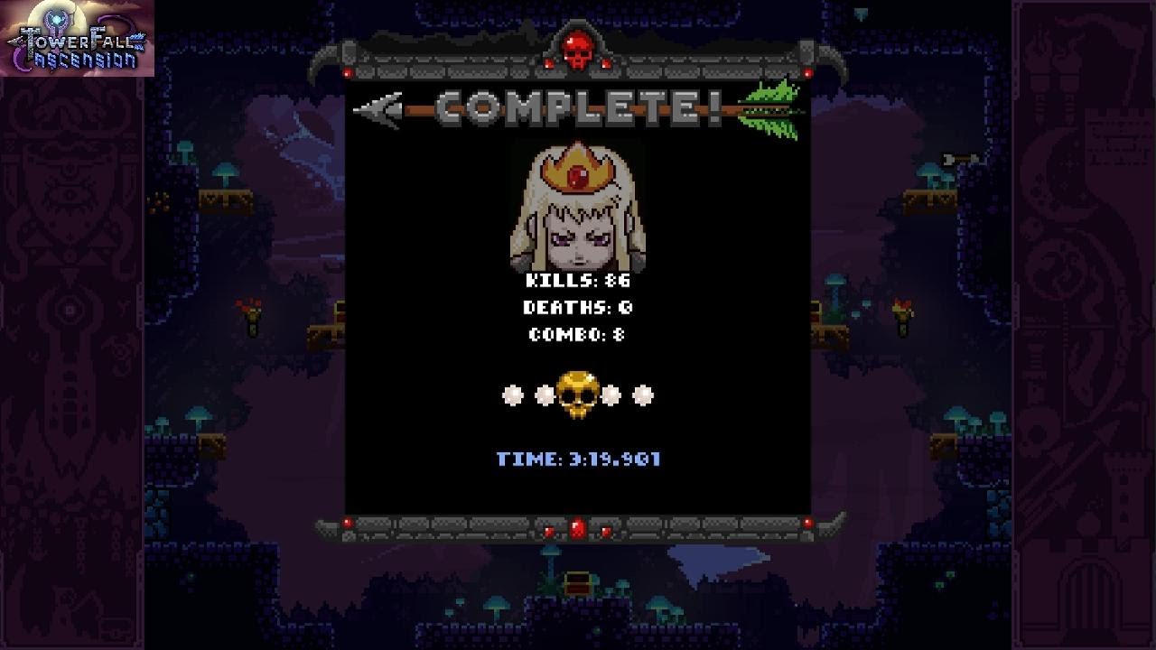 Towerfall Ascension Backfire Gold Skull 3 20 Wr Youtube