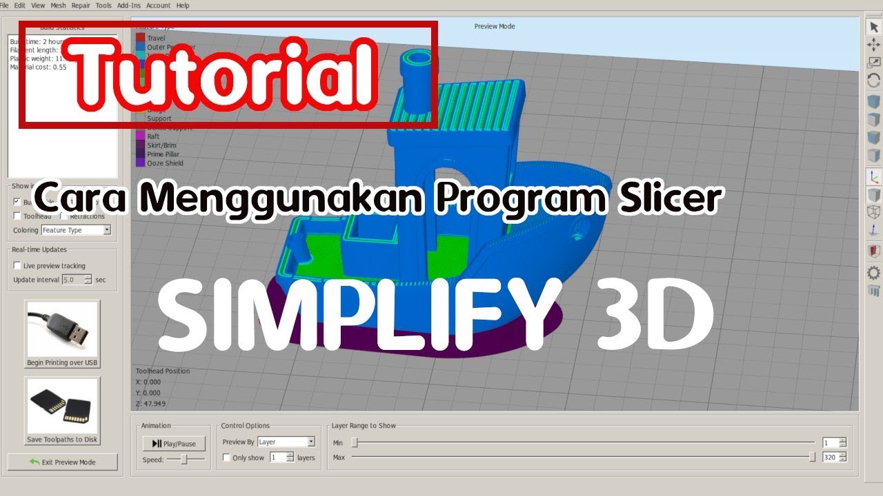 Tutorial Cara Menggunakan Program Slicer 3d Printing Simplify 3d