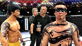 UFC 4 | China man vs. Bruce Lee - EA sports UFC 4 - CPU vs CPU