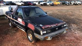 85 Subaru Brat found in yard