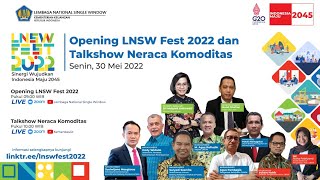 Talkshow Neraca Komoditas dalam LNSW Fest 2022: Sinergi Wujudkan Indonesia Maju 2045