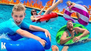 Pool is LAVA! (and More) Family Pool Games 2! K-City Family