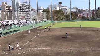 深谷空（早稲田実業①豊田リトルシニア） vs 成井颯（関東一②取手リトルシニア）左安