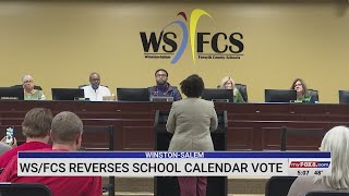 Winston-Salem/Forsyth County Schools reverses school calendar vote