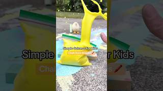 Simple Science - Chalk Burst Baggies #chalk #scienceexperiments #kiwico
