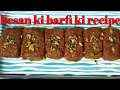 besan ki Barfi ki recipe