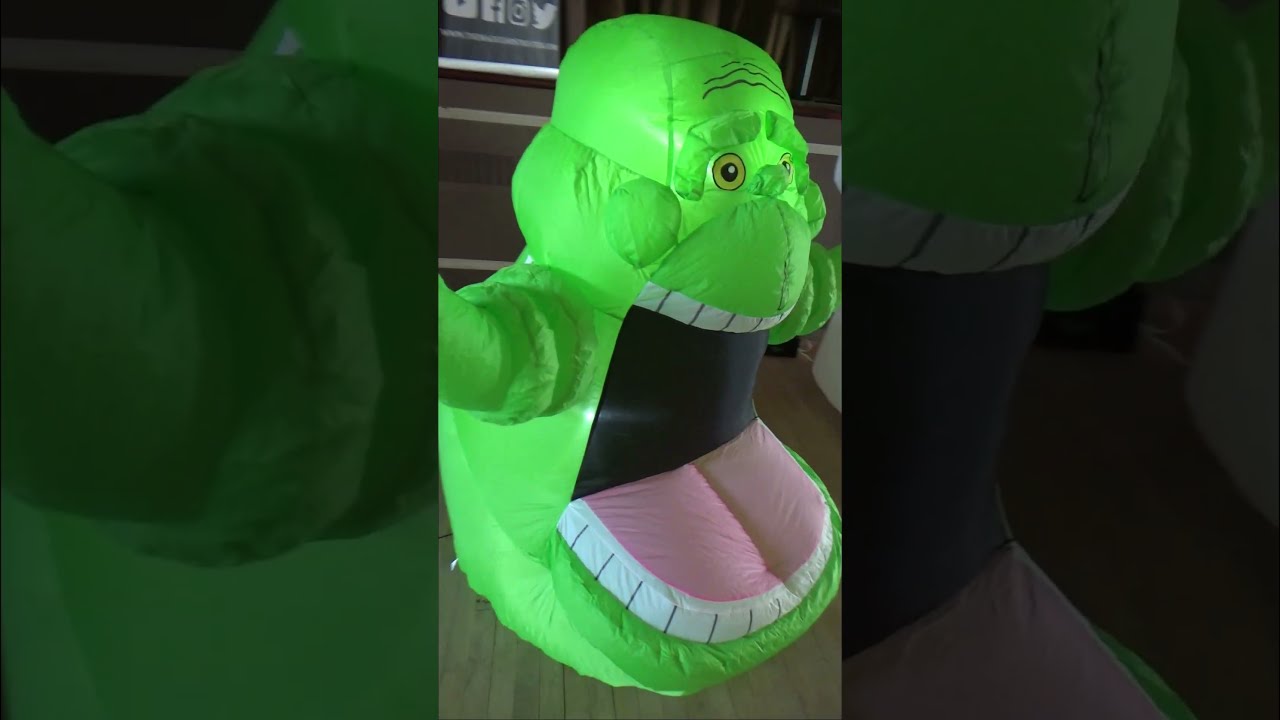 Ghostbusters Inflatable Slimer by HalloweenCostumes.com #Ghostbusters #Slimer #Inflatable