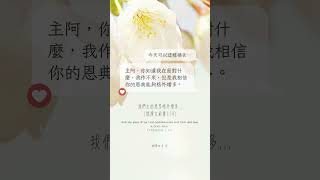 恩典05｜當處理一件困難的事，可以向主這樣說，自然而然，恩典繁增。