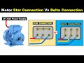 Difference Between Motor STAR Connection and DELTA Connection @TheElectricalGuy