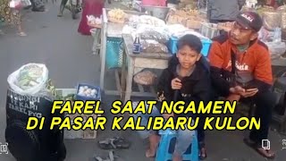 Momen FAREL Saat NGAMEN Di PASAR KALIBARU KULON, Banyak Yang TERHARU