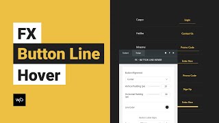 FX – Button Line Hover Widget | Tutorial by Without Code