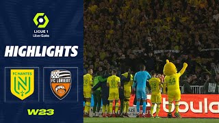 FC NANTES - FC LORIENT (1 - 0) - Highlights - (FCN - FCL) / 2022-2023