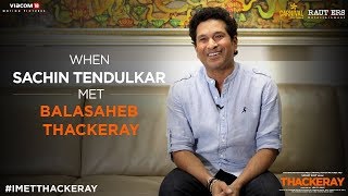 Thackeray | When Sachin Tendulkar Met Balasaheb Thackeray | Releasing 25th January