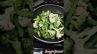 Mixed vegetables sauteed in butter #satisfyingvideo #foodshorts #subscribers