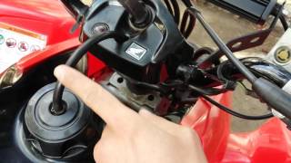 How to wire a light bar to 04-05 Honda TRX450R