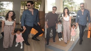 Sunny Leone With Husband & Daughter Attends Birthday Party, Daniel Weber & Nisha