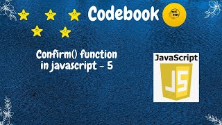 Confirm() function in javascript - 5 #confirm #javascript