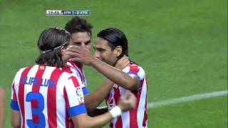 Gol de Falcao (1-0) en el Atlético de Madrid - Athletic Club Jornada 2