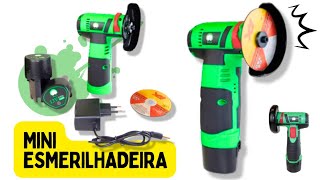 Mini Esmerilhadeira a BATERIA 12V Hagra