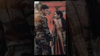 Indian army couple love status/ #shorts #army #lovestatus #youtubeshorts