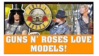Guns N' Roses Love Models, Especially Axl On the Not In This Lifetime Tour (2016)