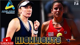 Emma Navarro vs Ekaterina Alexandrova Round 2 Highlights | Adelaide 2025