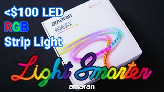 Amaran's 1st Ever Bluetooth and Wifi Enabled Smart Pixel LED Strip Light - Aputure Amaran SM5c