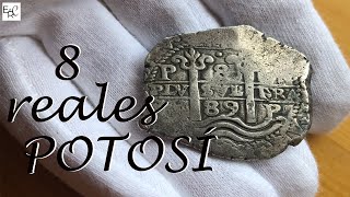 MONEDA MACUQUINA de 8 REALES de POTOSI - 1689 - CARLOS II