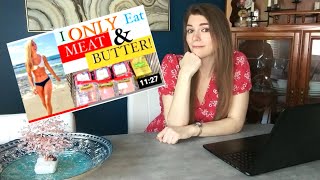 She Only Eats MEAT and BUTTER to Maintain Weight and Health [Carnivore Diet]