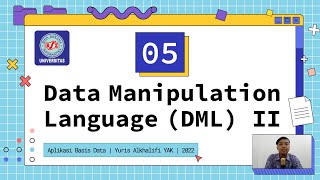 Data Manipulation Language (DML) Part 2 #5 | Aplikasi Basis Data