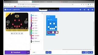 How to make blinking smile in microbit
