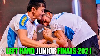 JUNIOR LEFT HAND FINALS WORLD ARMWRESTLING CHAMPIONSHIP 2021